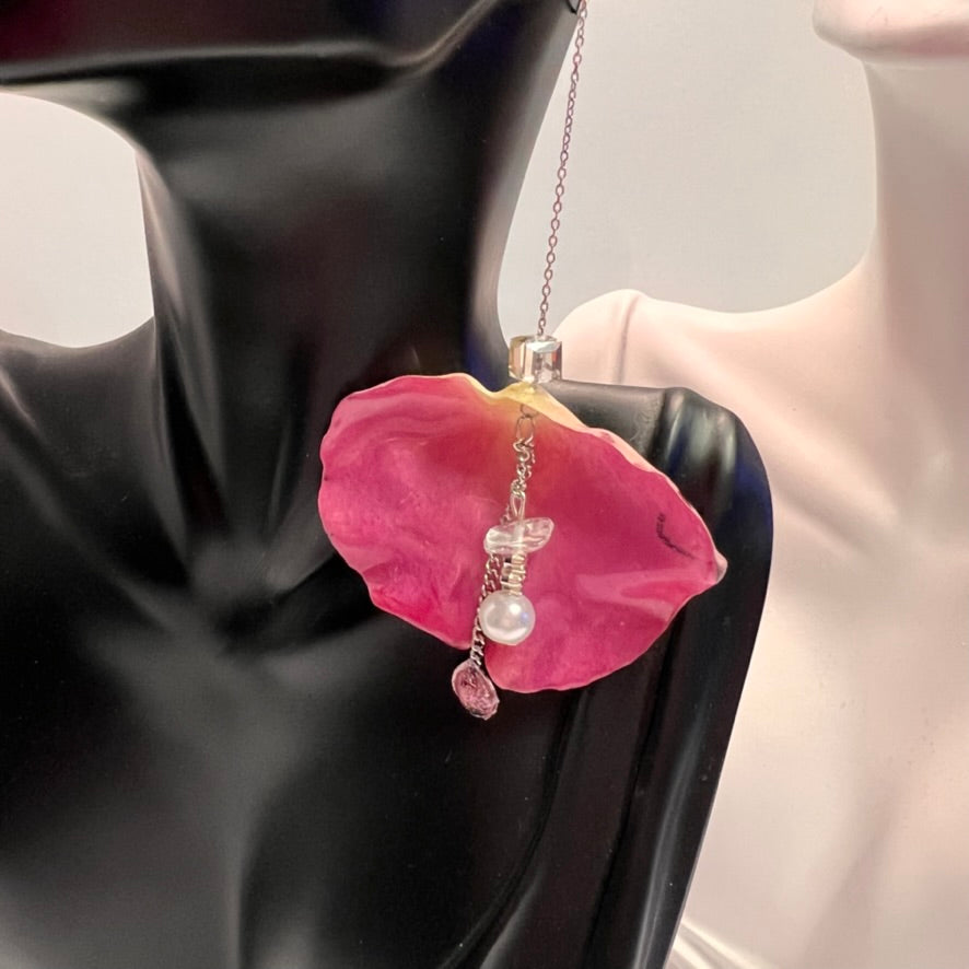 Blush Cascade Threader Earrings