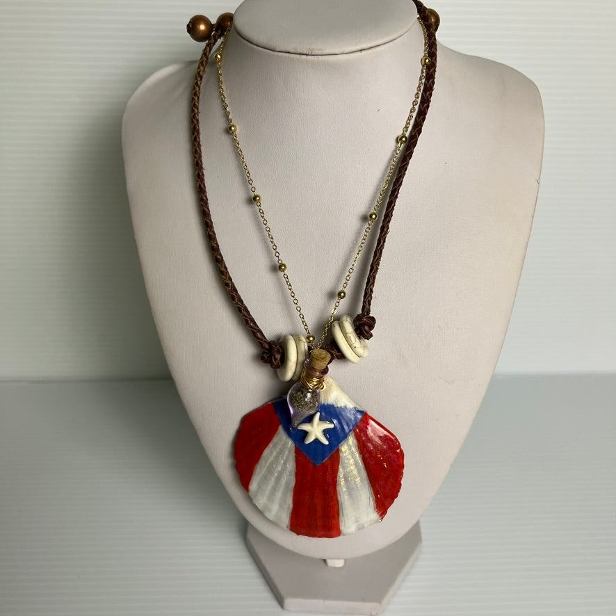 Alma Boricua – Dual Heritage Necklace Set