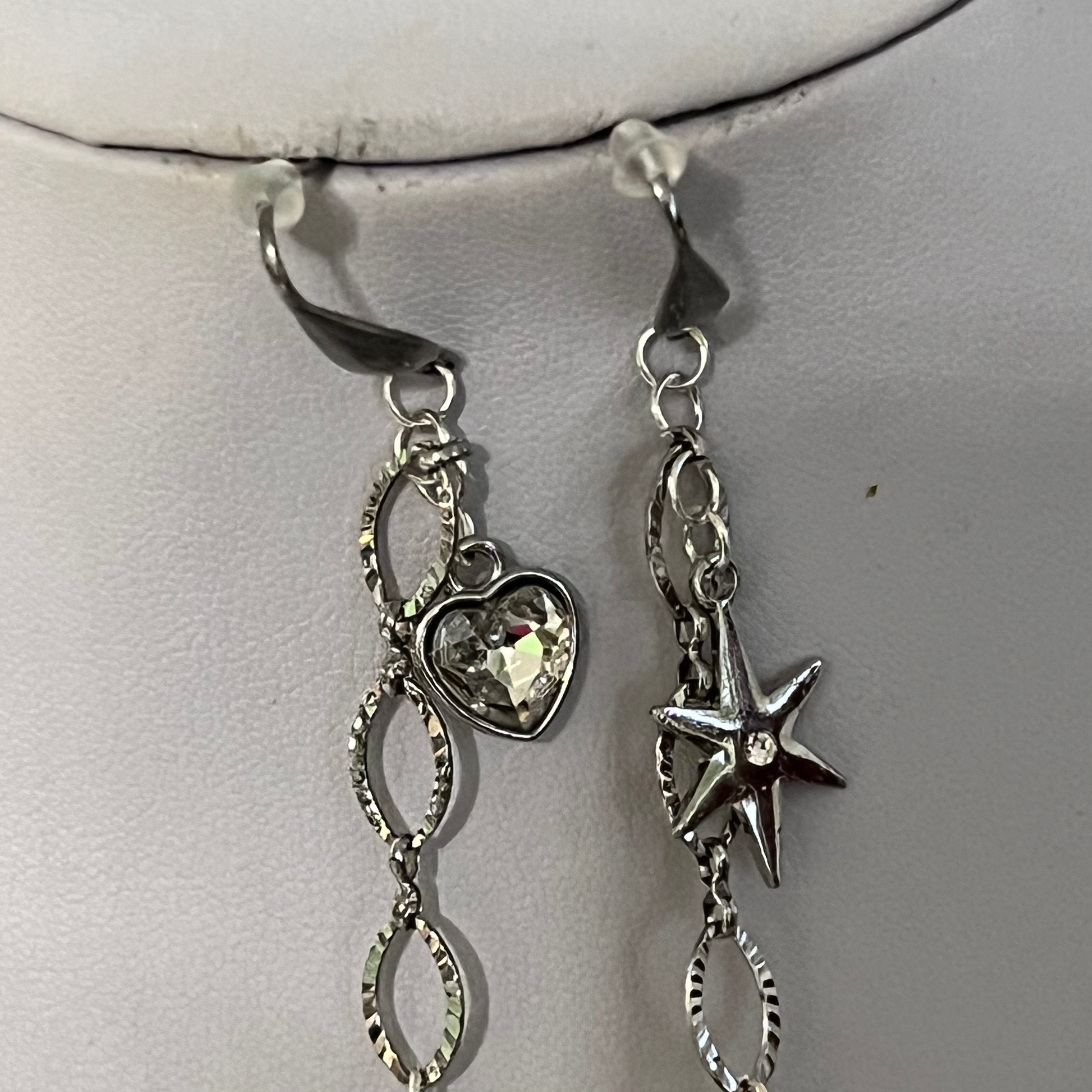 Flamboyan Flower Petal Earrings