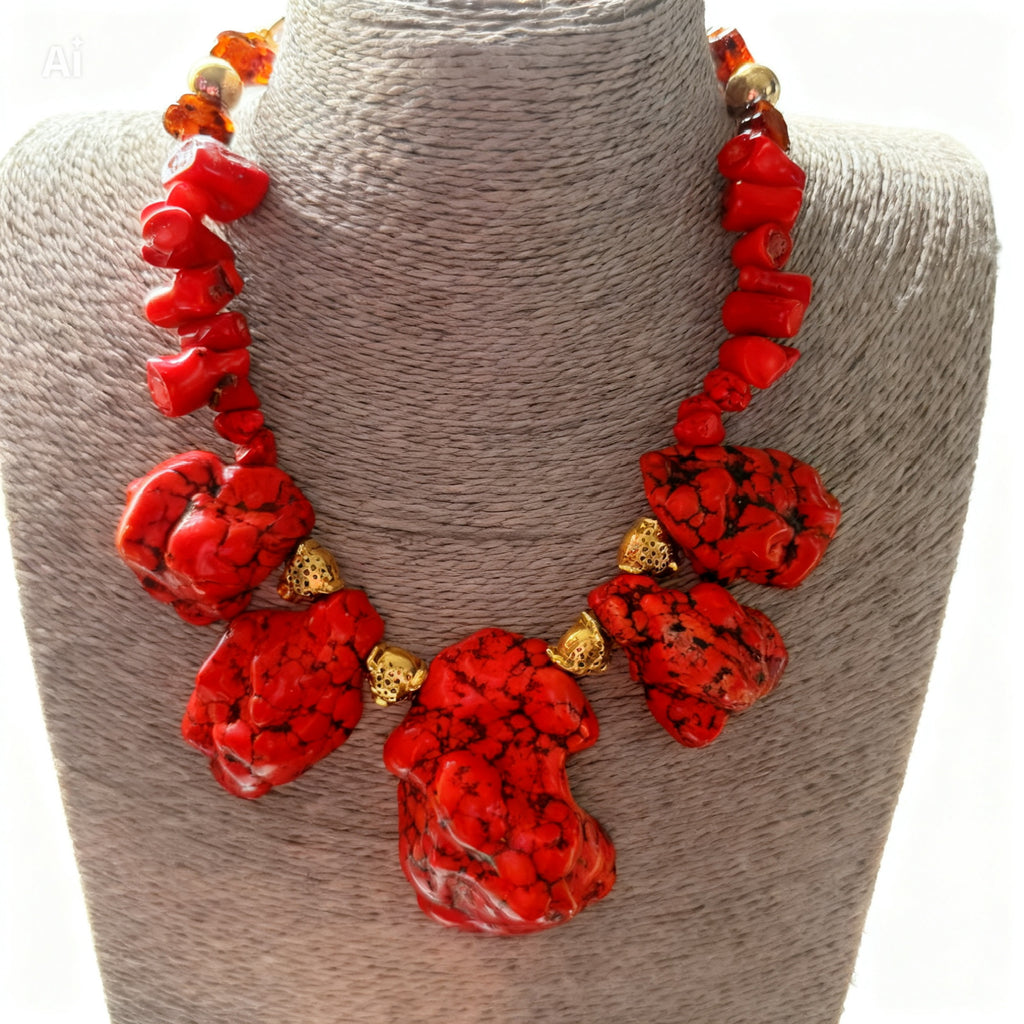 Vermillion Necklace