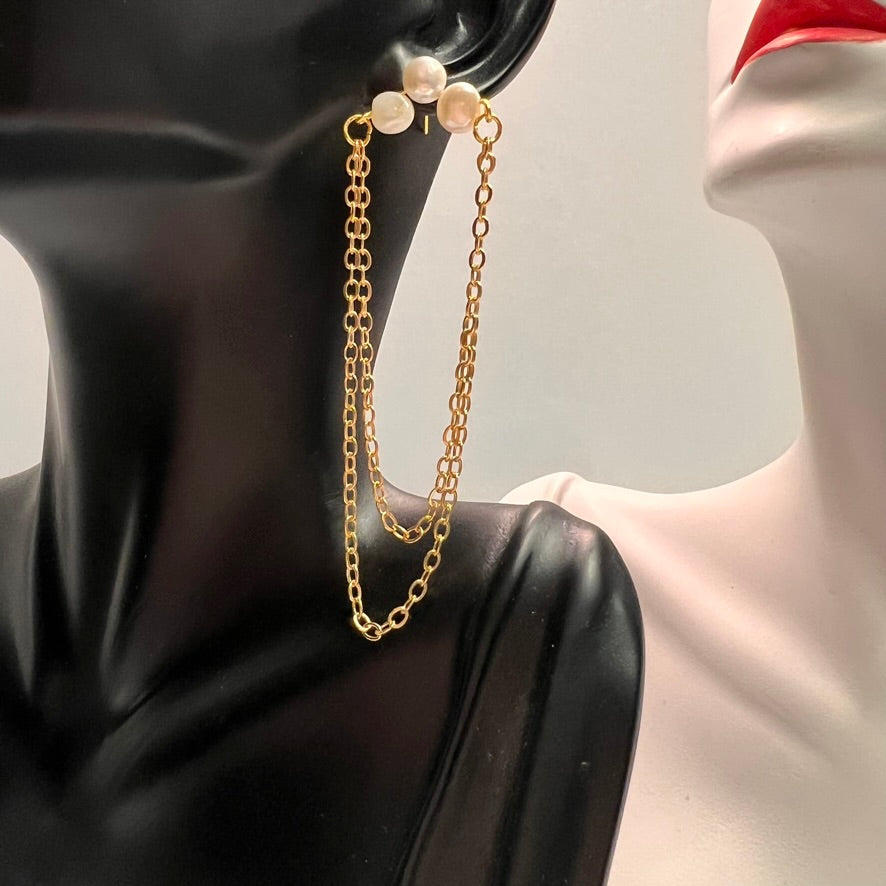 VersaLuxe Pearl Convertible Earring