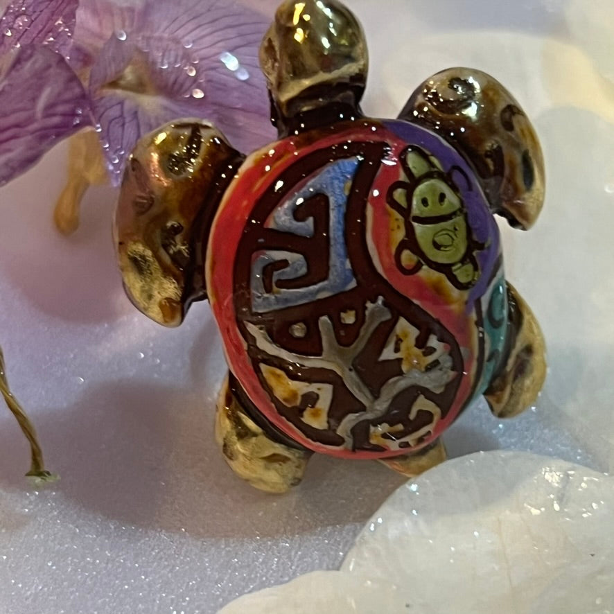 Sacred Path Turtle Ring