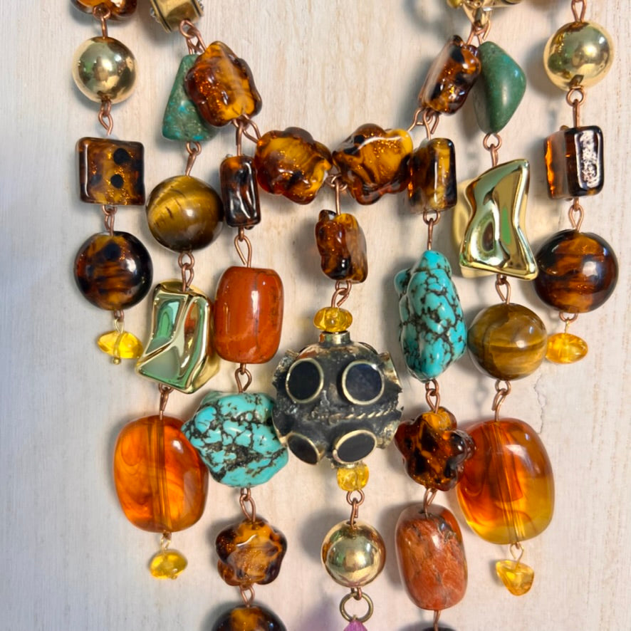 Orquídea Nómada del Mar Necklace