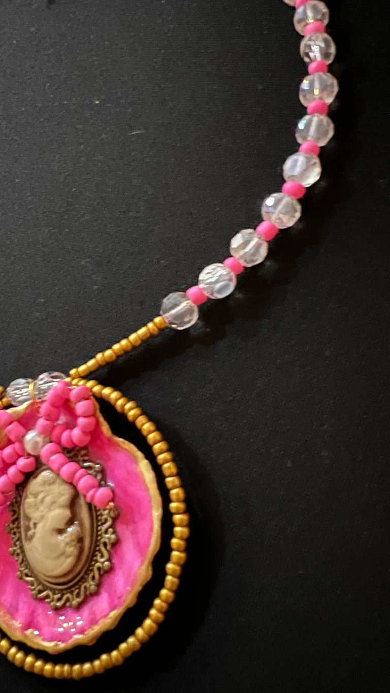 Cameo necklace