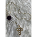 Oracion de la Orquidea Eterna Necklace