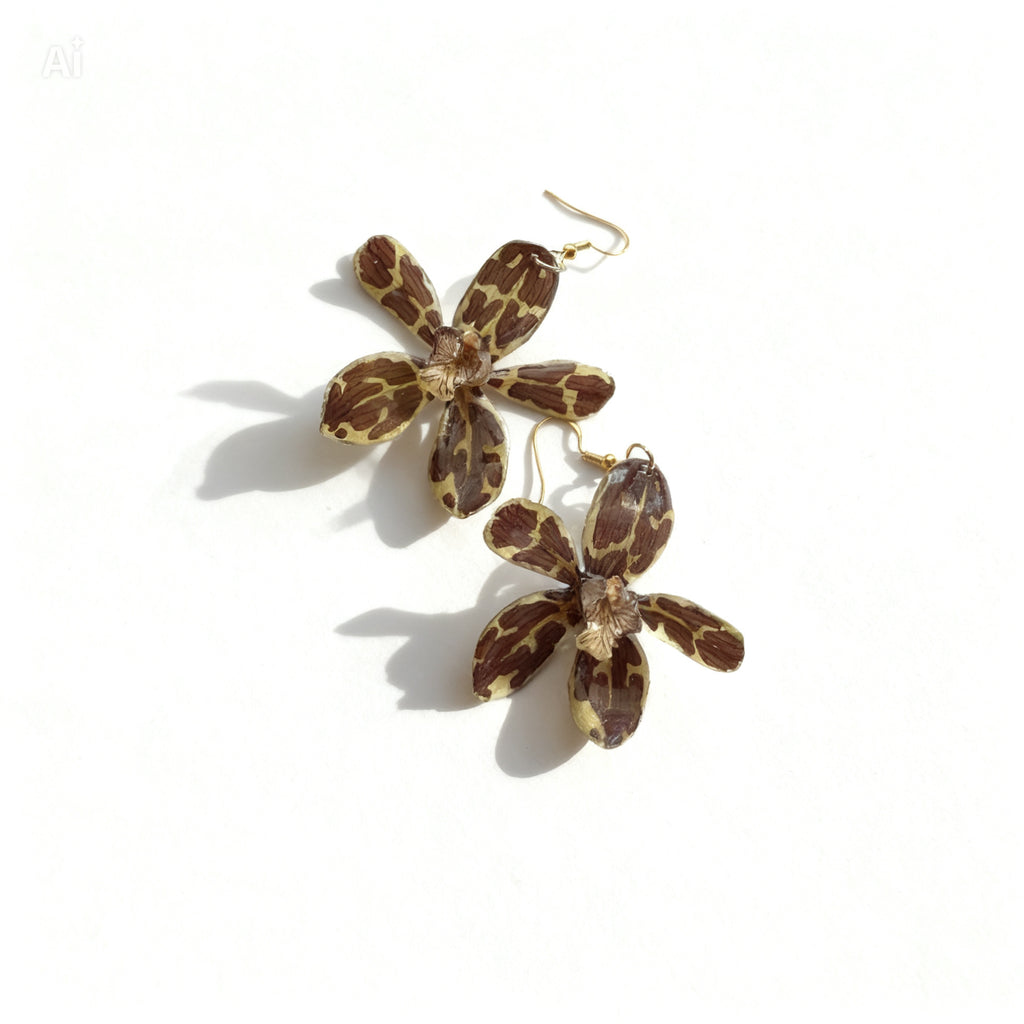 Miltassia Orchid Earrings