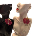 Blush Cascade Threader Earrings