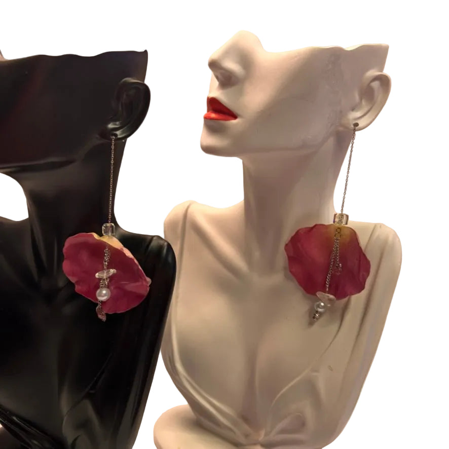 Blush Cascade Threader Earrings