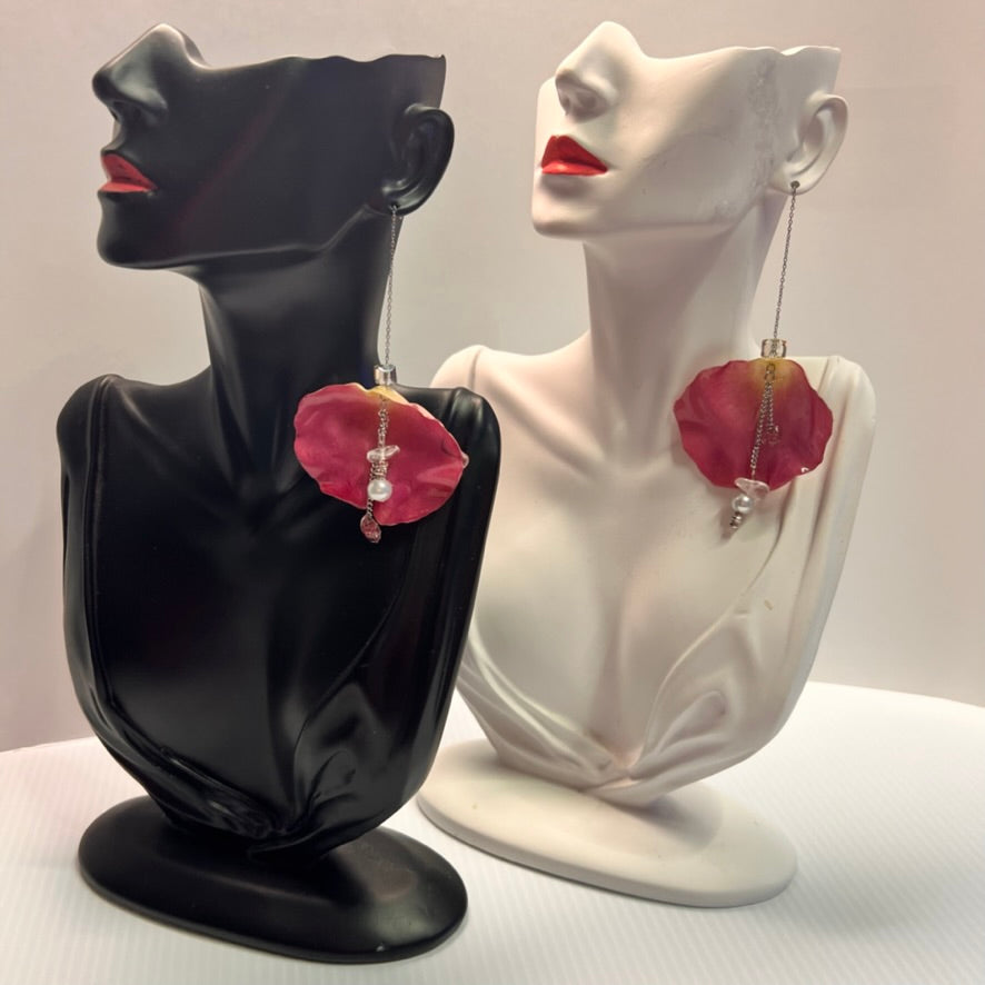 Blush Cascade Threader Earrings