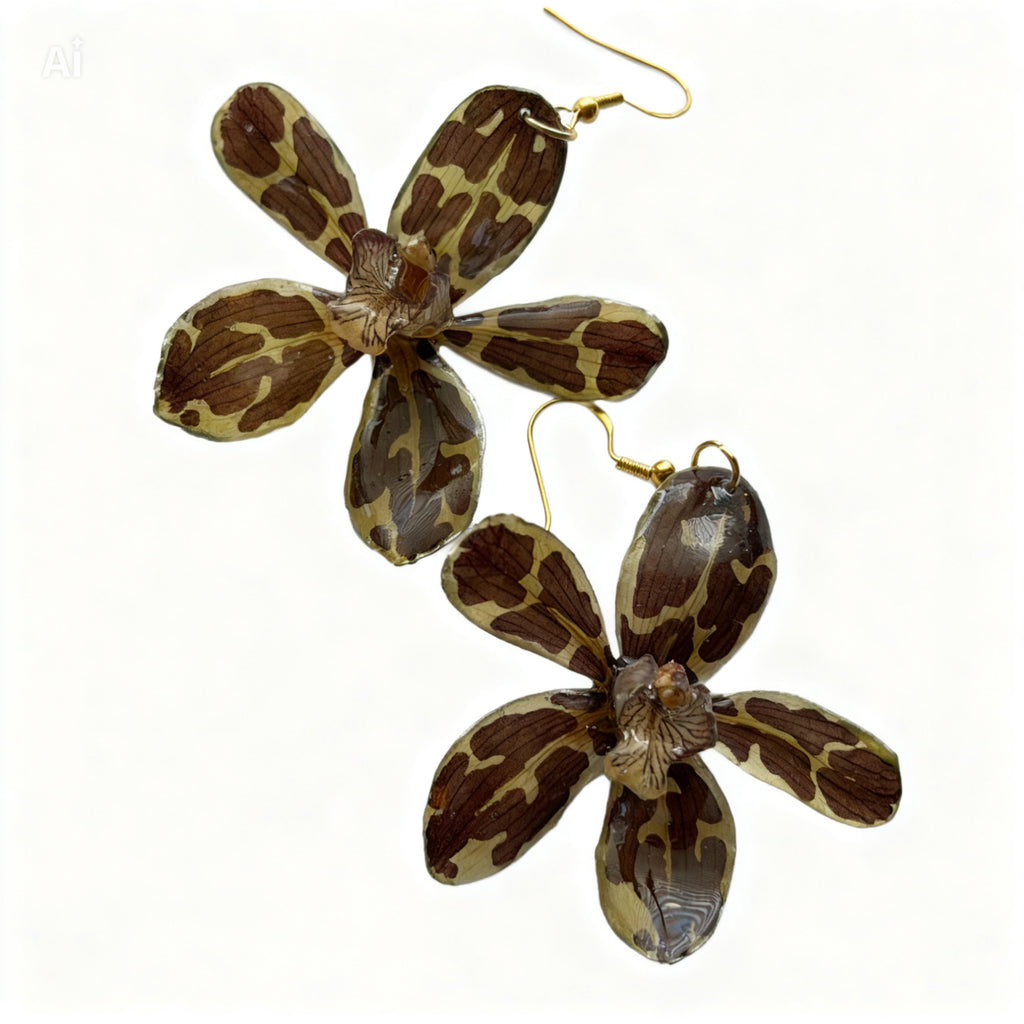 Miltassia Orchid Earrings