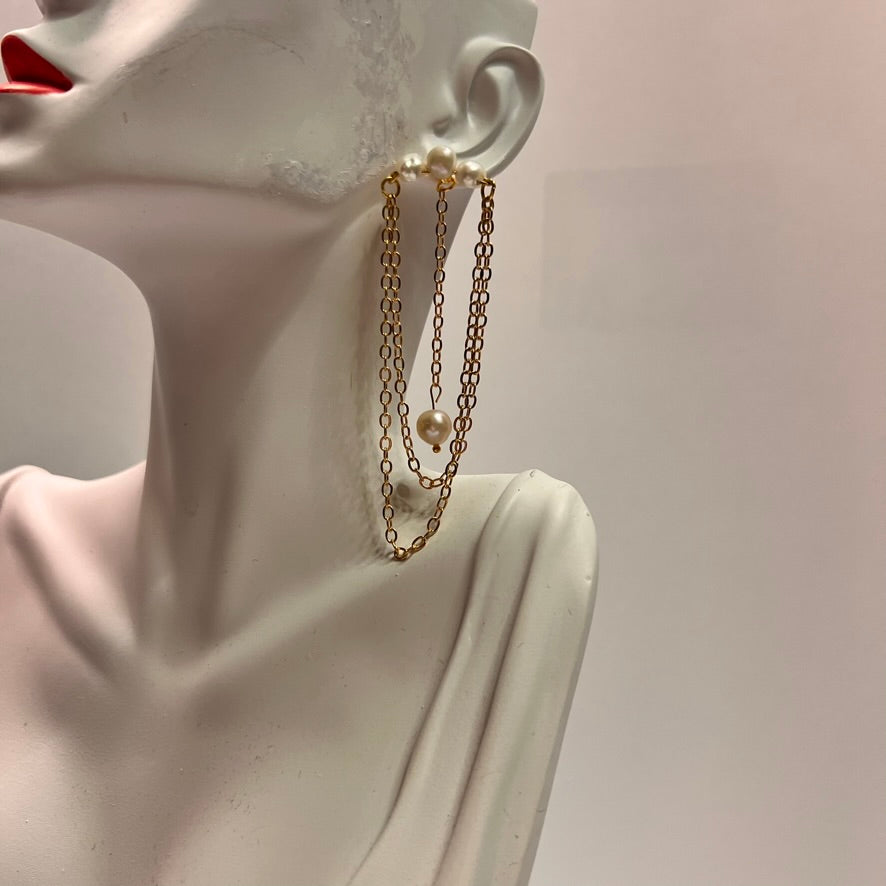 VersaLuxe Pearl Convertible Earring